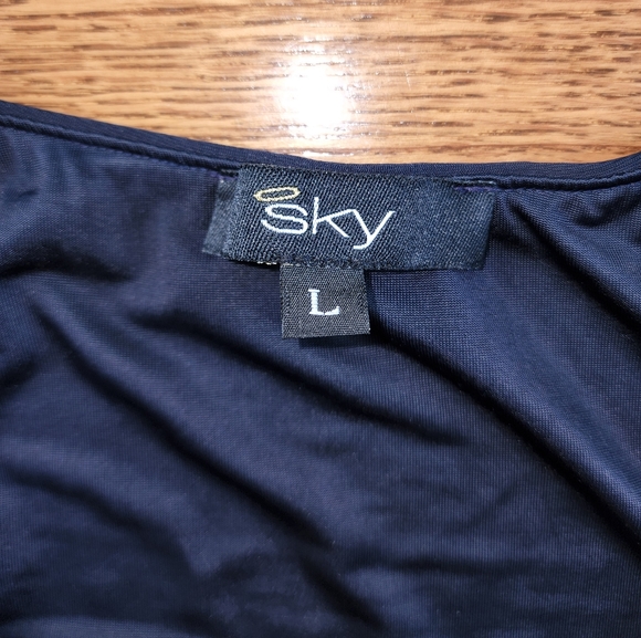 SKY Truls Super Sexy Lace GOWN, Navy Sz M/L - Picture 10 of 17